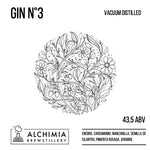 Gin N°3 - Destilado al Vacío 500 cc (43,5%ABV)